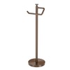 Gatco 1435C Freestanding Toilet Paper Holder, 23.68” H, Chrome |