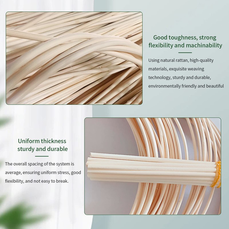 Wicker Cane, Wicker Stakes, Diameter 3 mm Braided Material, Roll
