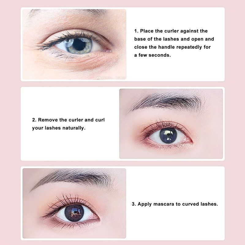 Heated Electric Eyelash Curler USB Charging Rechargeable Curly Lash Curler