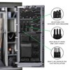 NEXT STATION Gun Safe Door Organizer,Molle Gun Safe Door Panel