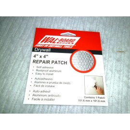 Wal-Board (4) Wal-Board Tools Drywall Patches 4X4