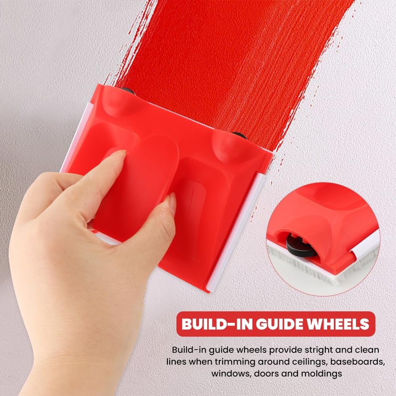 Paint Edger Trimmer with 2pcs Replacement Pad Refills, Corner Walls