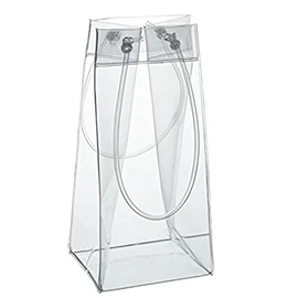 Utopia Wine & Champagne Presentation Bag Clear 10inch / 25cm - Case of 6