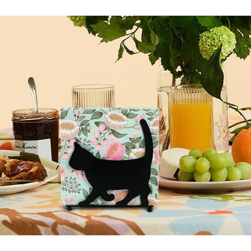 Cat Napkin Holder For Table Black Napkins Holder For Paper