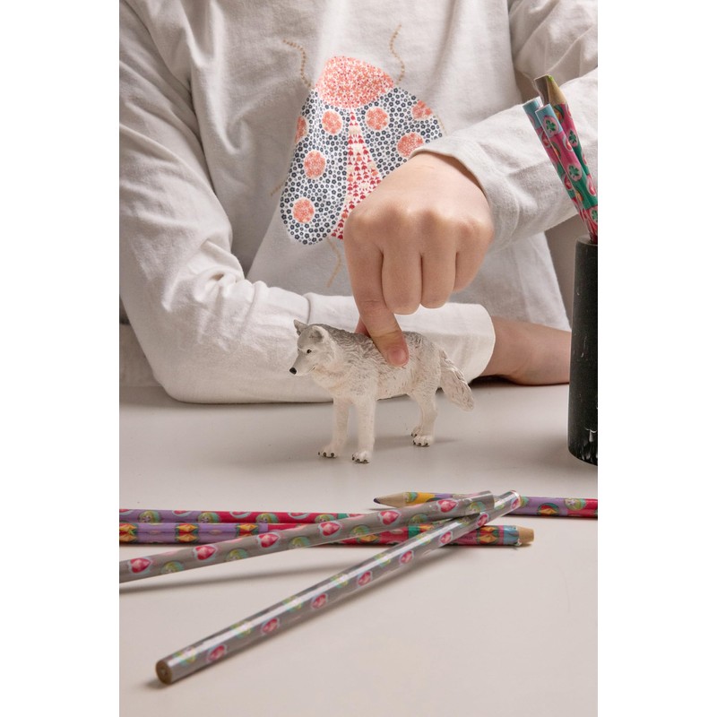 Papo -Hand-Painted - Figurine -Wild Animal Kingdom - Polar Wolf