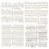 Felimoa Letter Parts for Letter Board - Set of 4