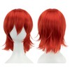 12 Inch Short Bob Wig with Bangs - Synthetic Cosplay