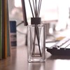Simoutal Set of 4 Rectangle Glass Reed Diffuser Bottles, Empty