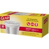 Glad Trash Bags, Small Garbage Bags - 4 Gallon White