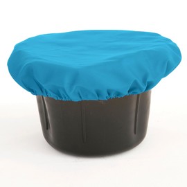 Nature Child Horse/Pont Feed Bowl Bucket Elasticated Cover - Sky Blue