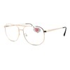Clear Lens Glasses + Bifocal Reading Lens Vintage Square Spring