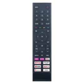 VINABTY ERF3A80 Remote Control Replace for Hisense 50A6BGTUK (50 Inch) 4K UHD Smart TV 43A6GTUK 50A6GTUK 50E76GQTUK 55E76GQTUK 50A7GQTUK 55A7GQTUK 65A7GQTUK 55A6GTUK 65A6GTUK 75A6GTUK RemoteController