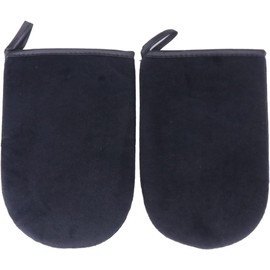 Aplicador De Autobronceador Guantes Autobronceador Negro 2 Unidades De Usar Natural