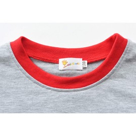 Little Hand Baby Boys Pajamas Fire Truck Costume 2 Piece Pjs Long Sleeve 100% Cotton Sleepwear Sets for Kids 2T