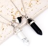 MISS RIGHT Crystal Friendship Matching Couples Necklaces for Women Men