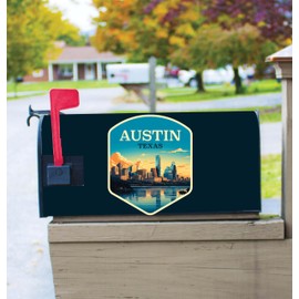 Austin Texas Design A Souvenir Magnetic Mailbox Cover