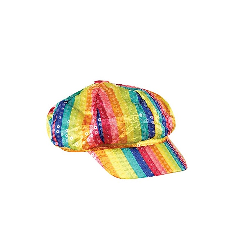 sowest 70S Sequined Hat Multicoloured