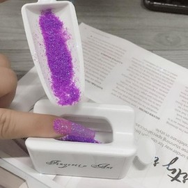 [JH3845QR_51] Glitter Powder Tray Pixie Base Nail / [JH3845QR_51]글리터 파우더 트레이 픽시 받침대 네일