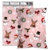 2-Day Shipping 5-Day Delivery 10x13 Inch Light Pink Christmas Poly