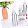 PACKOVE 5pcs Refillable Aluminum Perfume Spray Bottles Nozzle Travel to