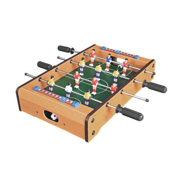 Crystals Deluxe Table Top Football Game - 51cm x 31cm - Foosball Table Game For Kids and Adults - Football Gift for Xams