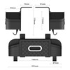 Car Back Seat Organizer Multifunctional Large Capacity Backseat Storage Box