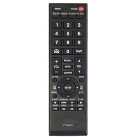 Allimity Universal Replacement Infrared Remote Control Compatible with Toshiba TVs, Replacement Remote Compatible with All Toshiba LCD LED 3D HDTV 4K UHD Smart TV Remotes