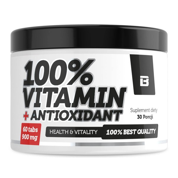 Blade Series 100% Vitamin and Anioxidant Tablets - Vitamins and Minerals Trace Elements Antioxidants Green Tea Extract and Grape Seeds - Contents 120 Tablets 2 x Daily