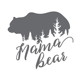 Mama Bear Waterproof Vinyl Decal Car Sticker for Women
