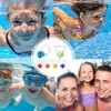 DILUSILK 10 Pcs Nose Clips Swimming, Waterproof Training Swim Nose