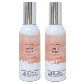 Bath and Body Work Amber Blush 2 Pack Concentrated Room Spray Bundle - 1.5 oz / 42.5 g each