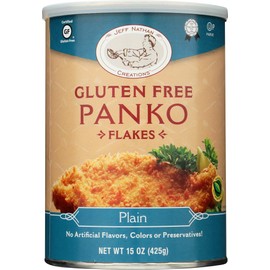 CheffJeff Nathan Creations, Gourmet Panko Plain Gluten Free, 15 Ounce (2 Pack)
