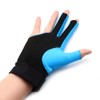 Black Scorpion CUESOUL Right Hand Billiard Gloves, 3 Finger Cutting