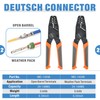 iCrimp Deutsch Terminal Crimp Tool Kit, Close Barrel and Open