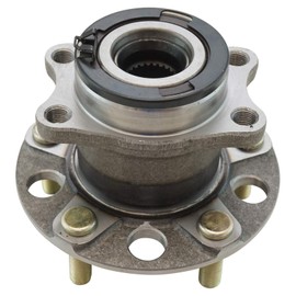 TRQ Rear Wheel Bearing and Hub Assembly Compatible with 2007-2013 Mitsubishi Outlander 5 Passenger Seating AWD 2012-2015 Lancer SE 2016-2017