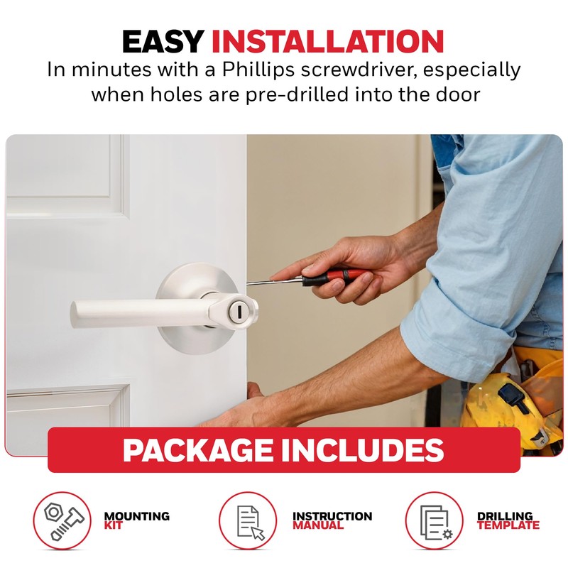 Honeywell Safes & Door Locks Interior Door Handle – Lever