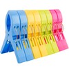 8 Pcs Colorful Beach Towel Clips, Large Plastic Laundry Clip
