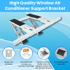 No-Drill Window AC Bracket, Heavy Duty Adjustable Air Conditioner Support