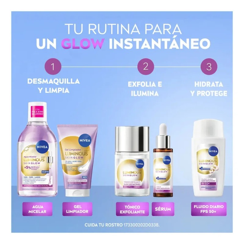 NIVEA Serum Skin Glow Instantáneo 30ml Todo Tipo De Piel