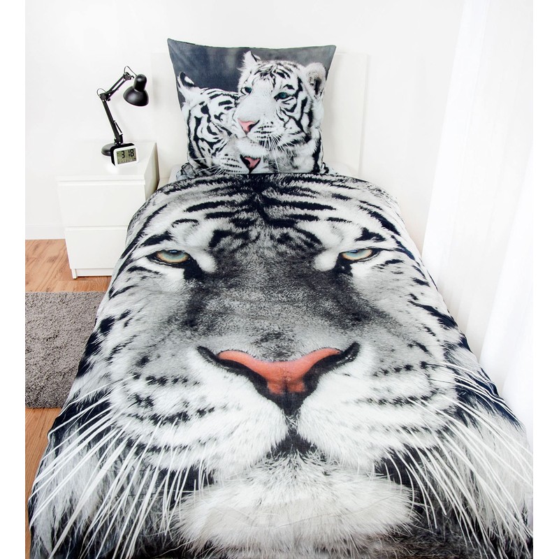 Klaus Herding GmbH Bed Linen Set White Tiger 135 x