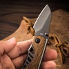 Foldable Multitool Blade, Wooden Handle Cutter Multi Tool for Ideal