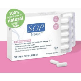 Sop Niam, D-chiro Inositol, Vitaminas Y Minerales, 30 Caps