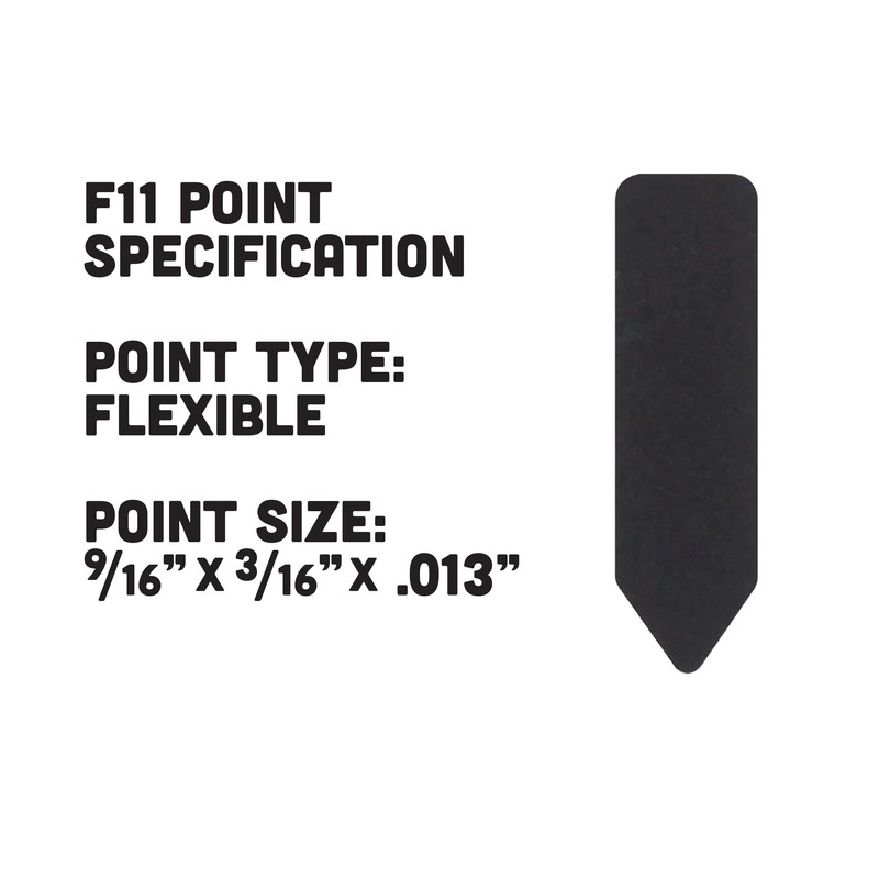 Authentic Logan F11 Flexible Insert Points (400 pcs) for use