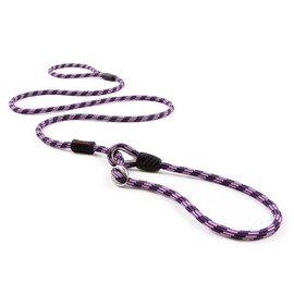 EzyDog Luca All-in-One Slip Collar Climbing Rope Dog Leash Combo - Best Dog Lead for Control, Training, Correction, and Exercising - Perfect for Medium and Large Dogs (Standard, Purple)