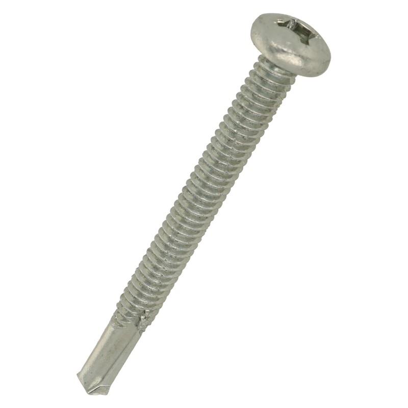 八幡ねじ 厚板用なべドリルねじＮＰ 5×50（60本） 2.3～12mm厚の鉄板に下穴なしで施工