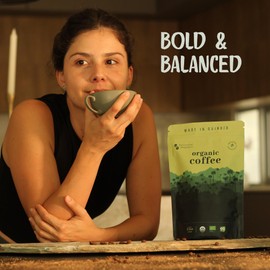 Ancestral Organics Colombian Ground Coffee - Low Acid, Medium Roast/Tasting Notes - Premium, Single Origin, Specialty, Fair Trade, Arabica