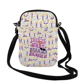 TSOTMO Emotions Of Lizzie Gift Cartoon Lizzie Merchandise This Is What Dreams Are Made Of Crossbody Bag Gift for Lizzie Fans (Dreams Cr)