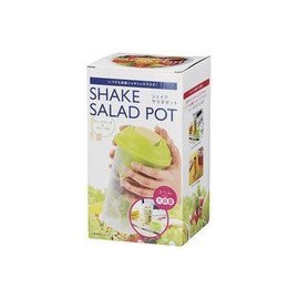 丸辰(Marutatsu) シェイクサラダポット 分別できるドレッシング＆フォーク付きのサラダ容器