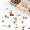 Yalis Push Pins Map Tacks 1/8-Inch Metallic Color Beads Head