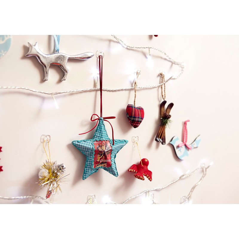 Command Dekorative Haken Streifen Transparent 17026CLR, farblos, Mini